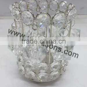 Crystal Votive Candle Holders,crystal Beaded Votive Candle Holders thumbnail-4