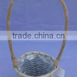 Mini Wicker Gift Basket With Long Hand thumbnail-1