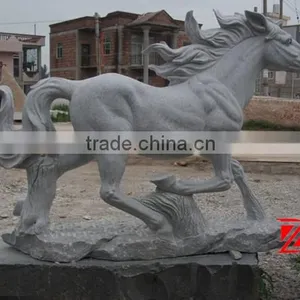 Outdoor Stone Horse Sculpture thumbnail-2