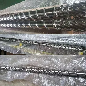 120mm Screw Barrel for 1 Year Warrenty for Plastic Making Machine thumbnail-5