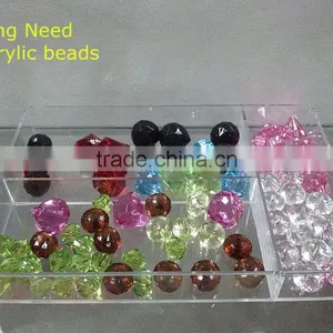 Plastic Artificial Acrylic Crystal Diamond Bead Lucite Bead Gemstone Bead thumbnail-3