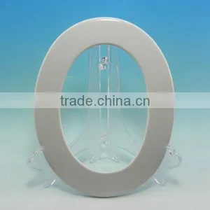 UNIQUE GLAZED WHITE CERAMIC PHOTO FRAME thumbnail-1