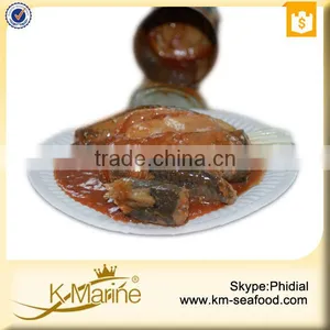 2015 Halal Easy Open End Mackerel's Can Fish in Tomato Sauce thumbnail-2