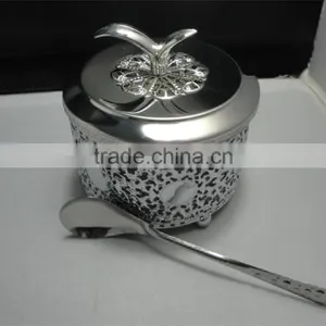 SGB-19S Stainless Steel Sugar Pot in Silver thumbnail-4