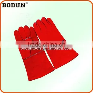 A2004 14" Red Electric Welding Glove thumbnail-1