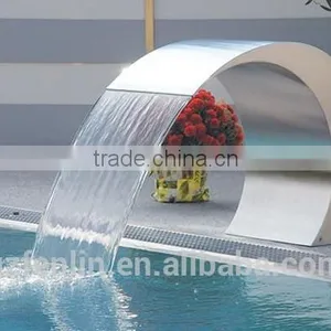 Factory Wholesale Pool Water Curtain and Spa Stainless Steel Waterfall thumbnail-4