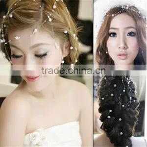 60 Meters Fishing Line Artificial Pearls Beads Chain Garland Flowers Wedding Party Decoration Products Supply 17Colors thumbnail-2