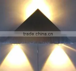 Triangle LED Wall Sconces Light Fixture Bedroom Porch Hotel Canteen Modern Lamp thumbnail-1