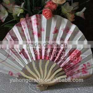 Best Gift Bamboo Fabric Hand Fan thumbnail-3