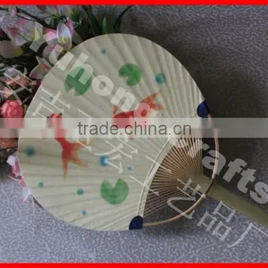 Promotional New Style Bamboo Paper Fan thumbnail-2