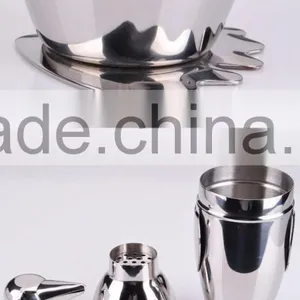 Professional Logo Stainless Steel Cocktail Shaker Set Metal Cocktail Shaker thumbnail-6