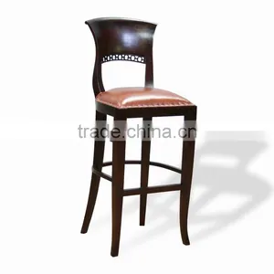 BARSTOOL ITALY RANTAI WITH LEATHER SEAT thumbnail-1