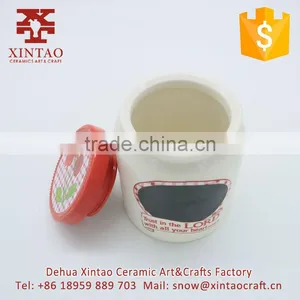Wholesale Export Tableware Ceramic Jar for Cookies With Strawberry Design thumbnail-2