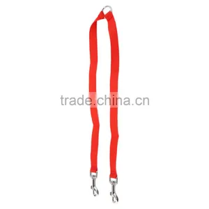 2.5*50 CM Double Head Multiple Dual Coupler 2 Way Nylon Dog Pig Pet Walking Leash Lead Collar Durable Nylon Dog Lead 2 Colors thumbnail-2