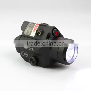 Compact Glock Pistol and Full Size Handgun Fittable Subzero Work Aluminium Tactical Red Laser With 220 Lumens LED Flashlight thumbnail-2