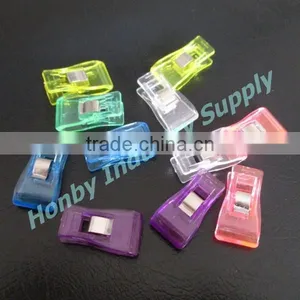 Middle Size 33mmx18mm Quilt Binding Plastic Clips Clamp For Sewing Craft thumbnail-2