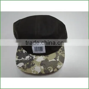 New Floral 5 Panel Hat / Cap With Oil Wax Fabric thumbnail-1