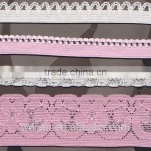 Custom High Quality Crochet Nylon Elastic Ribbon for Lingerie thumbnail-1