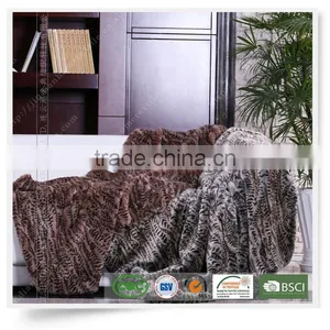 New Style Faux Fur Blanket Factory Price High Quality Wholesale thumbnail-1
