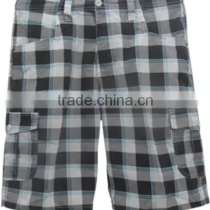 Grid Pattern Stocklot Beach Board Shorts thumbnail-6