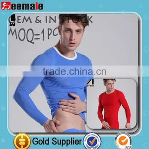 2014 Hot Sale Sexy Thin Men's Bodysuit Underwear Long Sleeve Breathable Body Shaper SM03-12 thumbnail-1