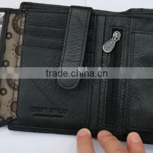 Fashion Men Cowhide Skin Purse Leather Pouch for Men thumbnail-4