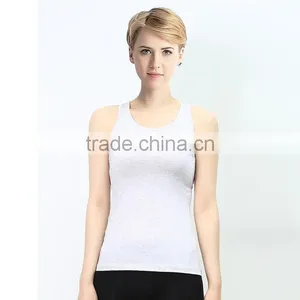 New Design Fashion Low Price Sexy Women White Tight Tank Tops Wholesale thumbnail-1