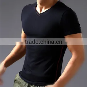 Wholesale Natural 100% Bamboo t Shirt for Man thumbnail-1