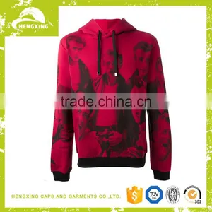 High Quality Custom Plain Cotton Oversized Sport Sublimation Hoodie Sweatshirts thumbnail-1