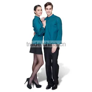 OEM Wholesales China Uniform Factory Modern Restaurant Hotel Staff Uniform thumbnail-6