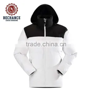 H1057 Hooded Down Jackets Breathable Warm Coat Winter Coat for Men thumbnail-1