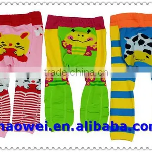 Baby Wearing Big PP Design Cotton Jacquard Tights Cute Baby Tights Baby Girl Pantyhose thumbnail-1