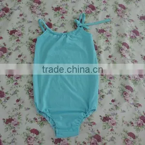 2016 Summer Hot Lovely Toddlers Swing Top Cotton Backless One-piece Strappy Halter Swimwear Comfortable Wholesale Swimwear thumbnail-1