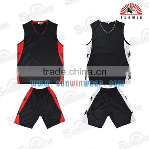 Orange Hot Sale Black OEM 2016 Basketball Jersey Design 2017/2016 thumbnail-3