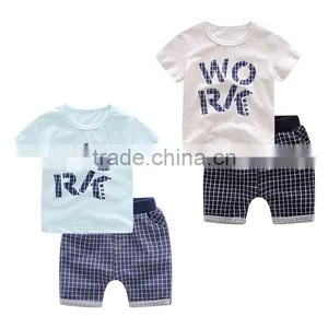 Wholesale Quality Cotton Printing Kids Sport Clothes Set thumbnail-1