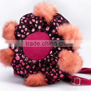 Pocket Shape Fox Fur Shoulder Bag/Wholesale And Retail thumbnail-2