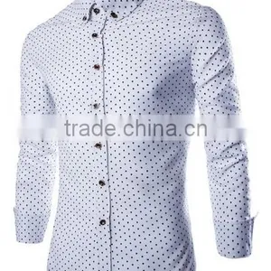 Men's Slim Fit Long Sleeve Button Down Shirts Dress Shirts Design thumbnail-3