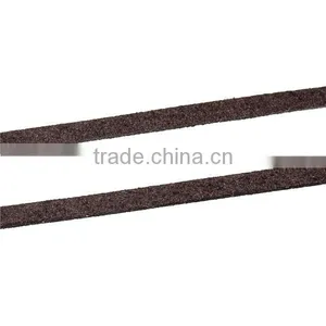 Velvet Suede Jewelry Rope Cord Coffee 2.5mm( 1/8") x 1mm, 20 M thumbnail-1