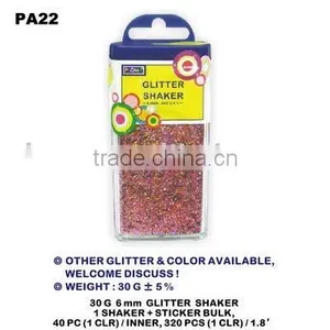PA22 30G 6MM GLITTER SHAKER thumbnail-1