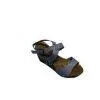 Comfortable PU Material Pink Ladies Wedge Sandals With 9cm Heels thumbnail-1