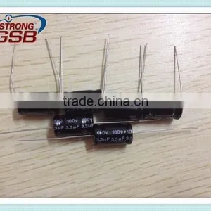 Horizontal Capacitor 3.9UF100V Aluminum Electrolytic Capacitor Inventory on Sale Best Choice thumbnail-2