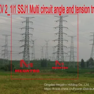 MEGATRO 220KV 2_1I1 SSJ1 Multi Circuit Angle and Tension Transmission Tower thumbnail-1