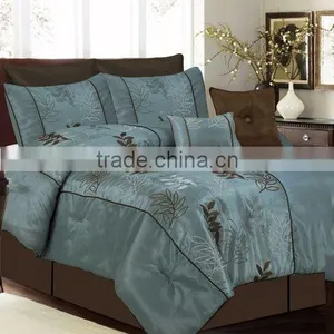 Embroidered Comforter Set---8 Pieces thumbnail-1