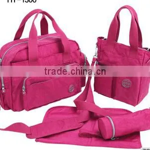 4pcs 2colors Hot Sale High Quanlity Aardman Waterproof Functional Adult Diaper Bag for Mother thumbnail-1