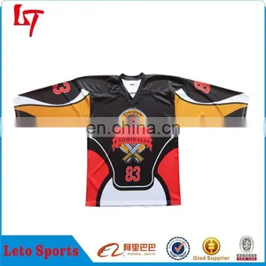 Color Block Men's Ice Hockey Jersey /Sublimation Ice Hockey Sports Wear thumbnail-1