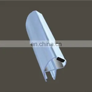 PVC Magnetic Shower Door Seal Strip for Couping 90 Degree Glass Doors thumbnail-1