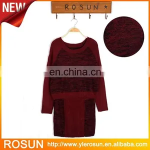 Guangzhou Sweater Factory Wholesale Sweat Suits Lady Two-Piece Suit thumbnail-1