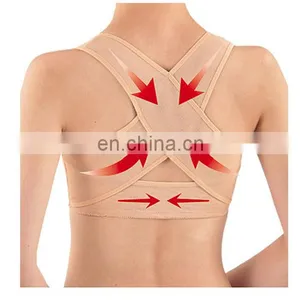Breast up Chest Support Belt Band Posture Corrector Brace Body Shaping Bra Belt Underwear thumbnail-2