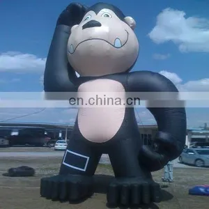 2012 Hot Sale Black Monkey/ Blue Monkey Advertising Inflatable Cartoon for Decorate or Publicity thumbnail-1