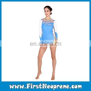 Light Blue Color Anti UV Skinswear Rash Guard For Women thumbnail-2